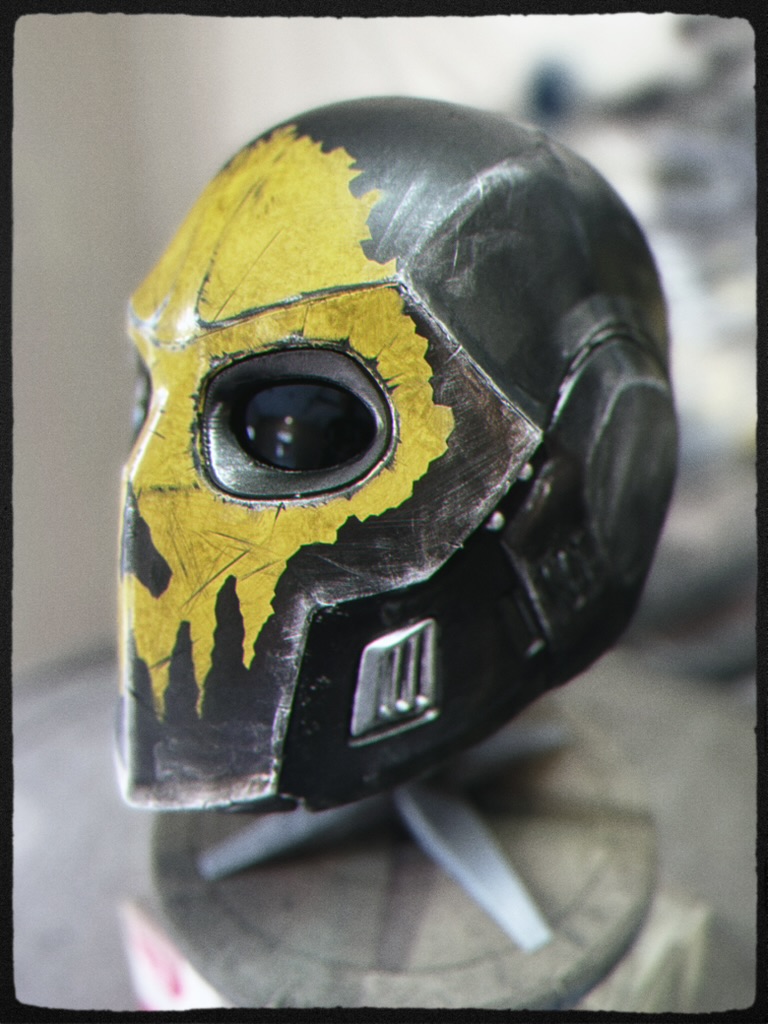 HELL-BENT Helmet - Helldivers 2 Inspired Finished Display Prop detail image
