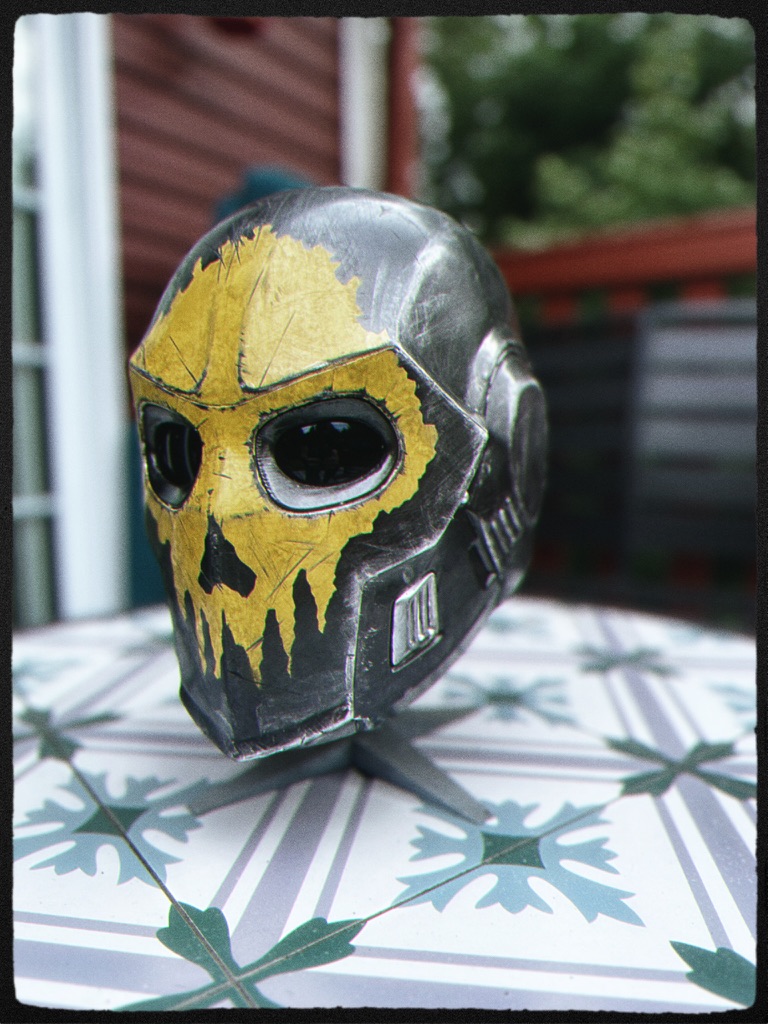 Finished HELL-BENT helmet inspired by Helldivers 2