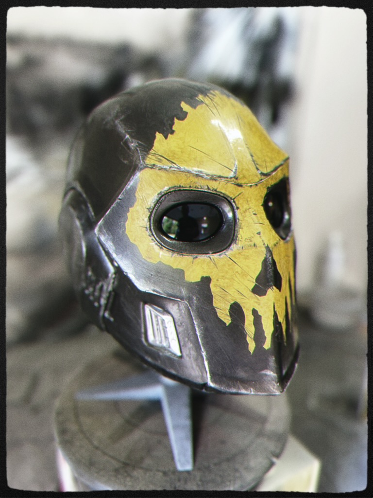 HELL-BENT Helmet - Helldivers 2 Inspired Finished Display Prop detail image