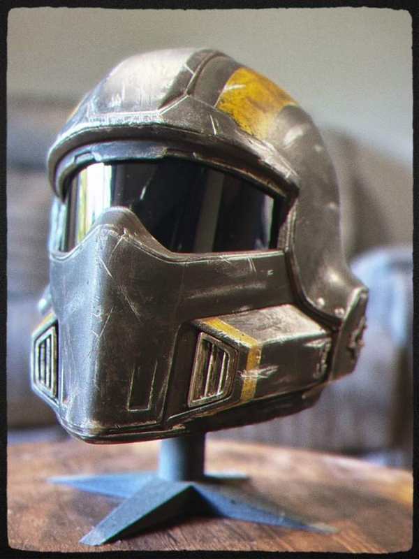 Featured Helldivers 2 display prop helmet